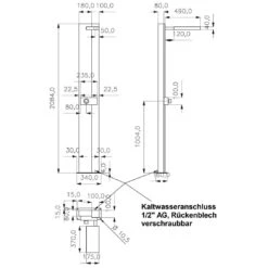 Ideal Tonga Garten Solardusche Edelstahl 7 Ideal Tonga Garten Solardusche Edelstahl -Gartenmöbel Geschäft 1008879 3