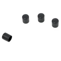 MWH Fußkappen Set 4-teilig Für Diverse Stapelsessel Und Tische 22mm Schwarz