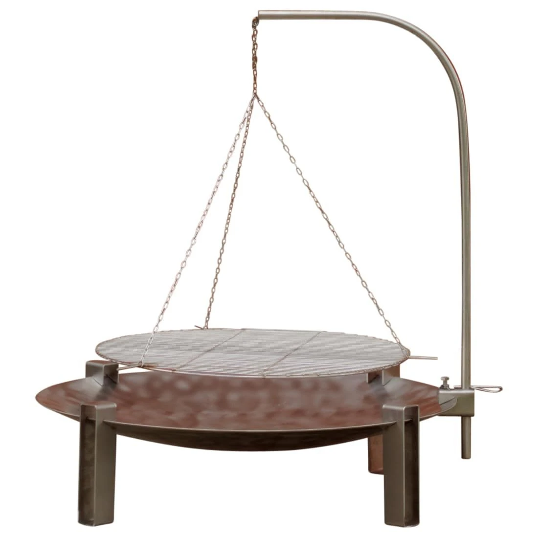 SvenskaV Space Feuerschale Ø58cm Inkl. Schwenkgrill Ø45cm Edelstahl 4 SvenskaV Space Feuerschale Ø58cm Inkl. Schwenkgrill Ø45cm Edelstahl – Bild 2