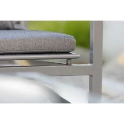 Stern Skelby Loungetisch 75x75cm Aluminium/Glas Graphit/Dunkelgrau -Gartenmöbel Geschäft 1027073 3