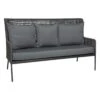 Stern Greta 3-Sitzersofa Aluminium/Rope Anthrazit/Platin/Seidengrau