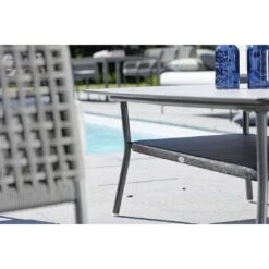 Stern Greta 3-Sitzersofa Aluminium/Rope Anthrazit/Platin/Seidengrau -Gartenmöbel Geschäft 1027469 4