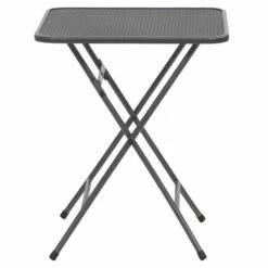 MWH Café Latte Tisch 60x60x72 Cm Streckmetall Eisengrau