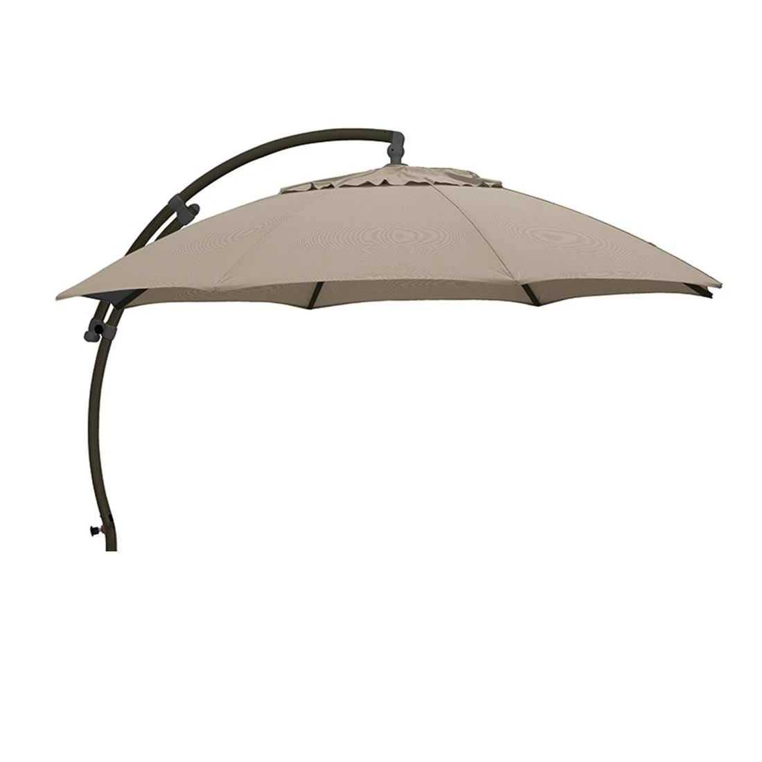 Sun Garden Easy Sun Ampelschirm Ø375 Cm Aluminium Anthrazit/Taupe 3 Sun Garden Easy Sun Ampelschirm Ø375 Cm Aluminium Anthrazit/Taupe