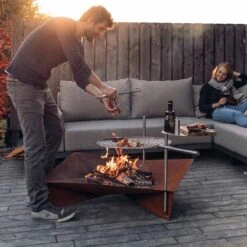 Höfats TRIPLE Grillrost Ø55cm Edelstahl Silber -Gartenmöbel Geschäft 1062009 3