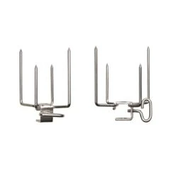 Napoleon Fleischgabelset F. Drehspieß Edelstahl