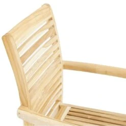 Ploß Pittsburgh Stapelsessel Eco Teak Teak Natur -Gartenmöbel Geschäft 1086517 5