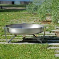 SvenskaV VOMA Feuerschale 66,5x67,5x25cm Unterbau Edelstahl -Gartenmöbel Geschäft 1094008 3