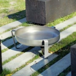SvenskaV VOMA Feuerschale 66,5x67,5x25cm Unterbau Edelstahl -Gartenmöbel Geschäft 1094008 6