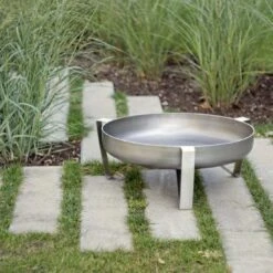 SvenskaV VOMA Feuerschale 66,5x67,5x25cm Unterbau Edelstahl -Gartenmöbel Geschäft 1094008 7