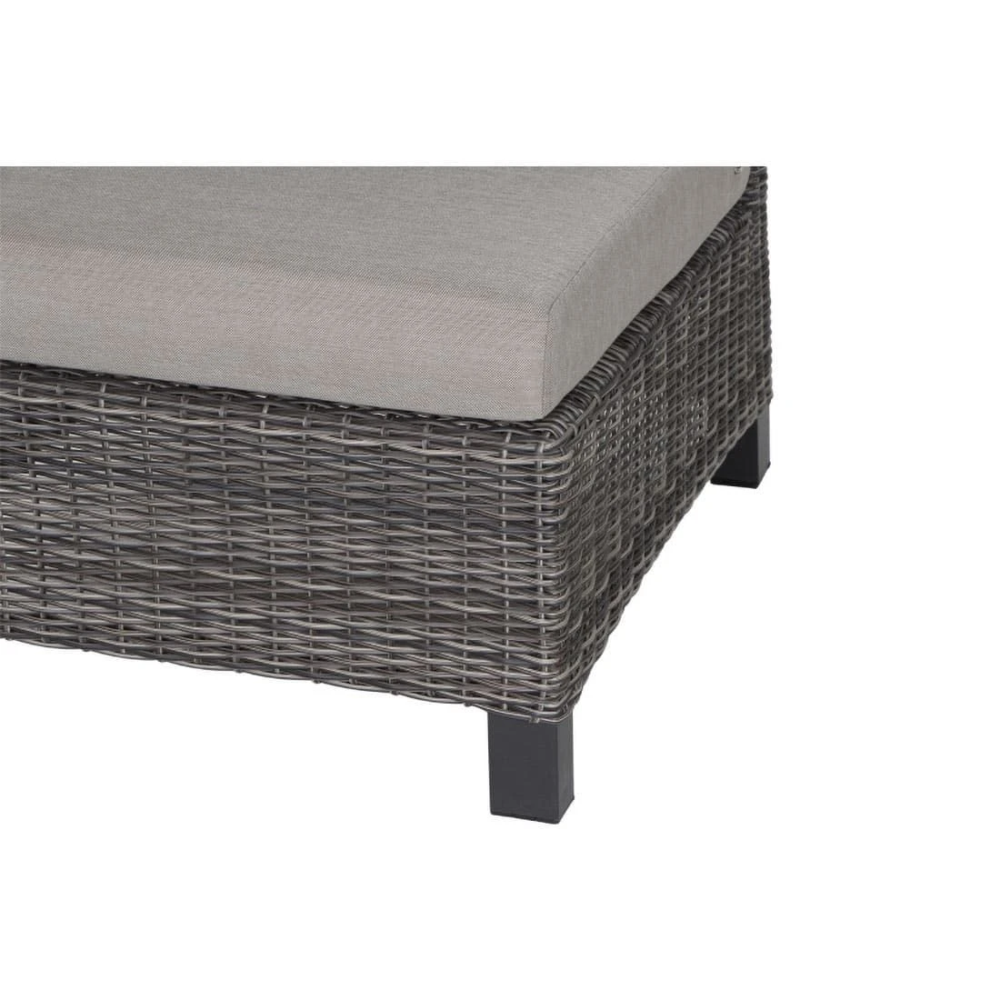 Siena Garden Corido Mittelmodul Aluminium/Geflecht Inkl. Kissen Matt Anthrazit/Charcoal-Grey/Taupe 5 Siena Garden Corido Mittelmodul Aluminium/Geflecht Inkl. Kissen Matt Anthrazit/Charcoal-Grey/Taupe – Bild 3