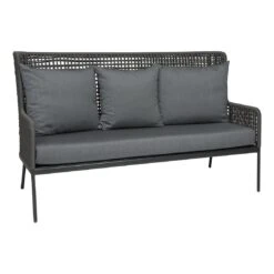 Stern Greta Loungeset 4-tlg. Aluminium/Rope Inklusive Kissen Anthrazit/Platin/Seidengrau -Gartenmöbel Geschäft 1094712 5