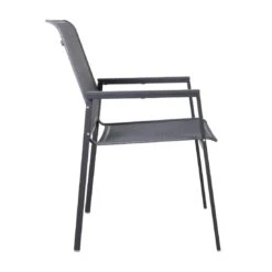 4Seasons Passion Stapelsessel Edelstahl/Textilene Anthrazit -Gartenmöbel Geschäft 1105558 3