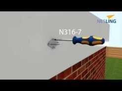 Nesling Sonnensegelzubehör Stahlpfosten 7x7x250cm Mit Verstellbarer Öse