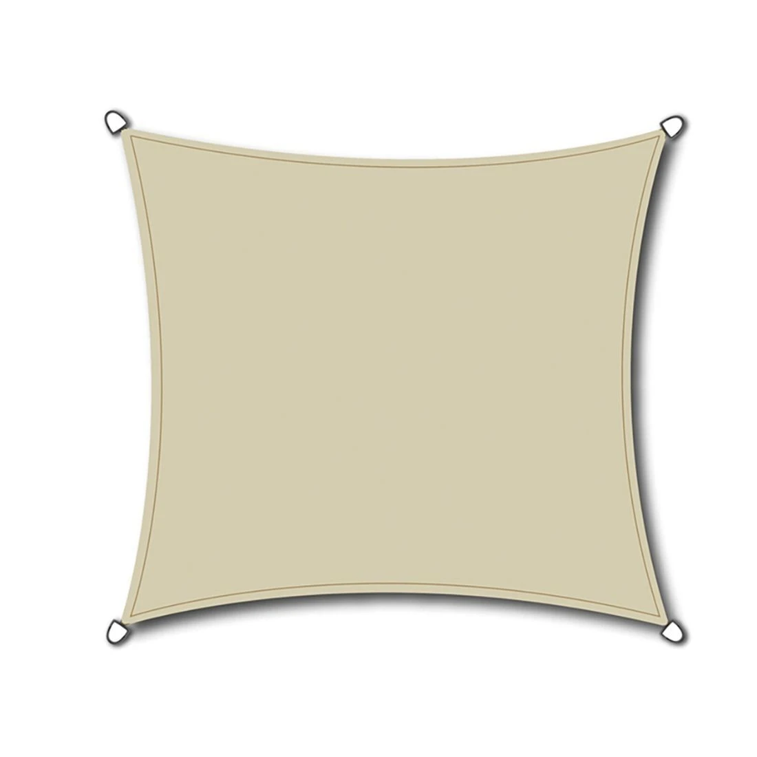 Siena Garden Solino Sonnensegel Quadratisch 360 Cm HDPE Ecru 3 Siena Garden Solino Sonnensegel Quadratisch 360 Cm HDPE Ecru