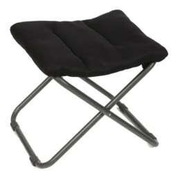 Sungörl Fiesta Hocker Stahl/Textilene Gepolstert Anthrazit/Schwarz