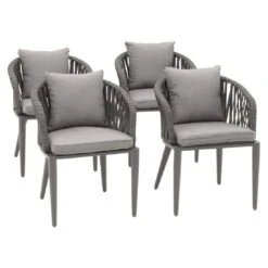 OUTLIV. Ciff Diningsessel Aluminium/Rope Anthrazit/Dark Grey -Gartenmöbel Geschäft 1171987 6