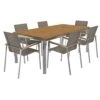 OUTLIV. Rimini Gartenmöbelset 7-tlg. Tisch 200x100cm Edelstahl/Taupe -Gartenmöbel Geschäft 1178015 1