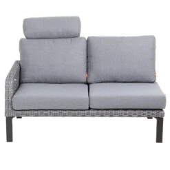 Siena Garden Bellani Endmodul Aluminum/Gardino® Anthrazit/Salt&Pepper