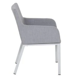 Siena Garden Ricardo Gartensessel Aluminium/Texfabric Weiß-Grau Matt/Schiefergrau -Gartenmöbel Geschäft 1186727 3