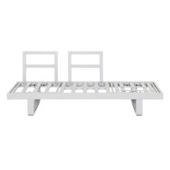 Siena Garden Avenia Loungebank 3-Sitzer Aluminium/Polypropylen Weiß Matt/Grau -Gartenmöbel Geschäft 1186914 14