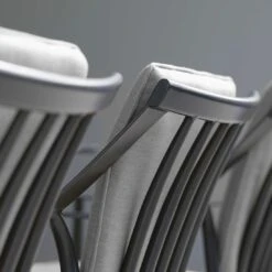 Stern Vanda Diningsessel Aluminium/Outdoorstoff Anthrazit/Seidengrau -Gartenmöbel Geschäft 1198387 3