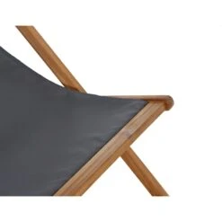 Siena Garden Aviro Liegestuhl Akazie/Polyester Natur/Grau -Gartenmöbel Geschäft 1204459 7