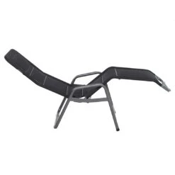 Siena Garden Fano Kippliege Stahl/Polyester Anthrazit/Schwarz -Gartenmöbel Geschäft 1204745 5