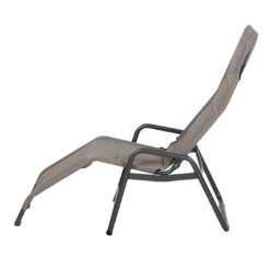 Siena Garden Fano Kippliege Stahl/Polyester Anthrazit/Taupe -Gartenmöbel Geschäft 1204756 3