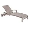 MBM Bellini Gartenliege Geflecht Mirotex-Twist Oyster