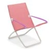 Emu Snooze Liegestuhl Stahl/Textilene Weiß/Pink -Gartenmöbel Geschäft 1217142 1