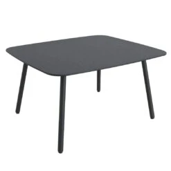 MWH Delicio Kaffeetisch Hoch Aluminium/Creatop Basic Anthrazit