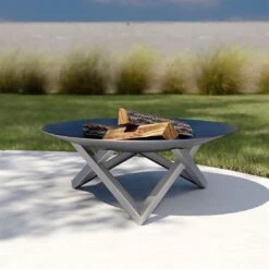 SvenskaV Futura XXL Feuerschale Ø58x20cm Edelstahl