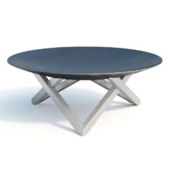 SvenskaV Futura XXL Feuerschale Ø58x20cm Edelstahl -Gartenmöbel Geschäft 1231222 4