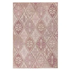 ROOLF Living Brighton Outdoorteppich 180x280cm Pflaume Gemustert