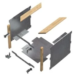 DJES Hochbeet Verlängerungsset Kurz Stahl/Fichte Grau -Gartenmöbel Geschäft 1234291 3