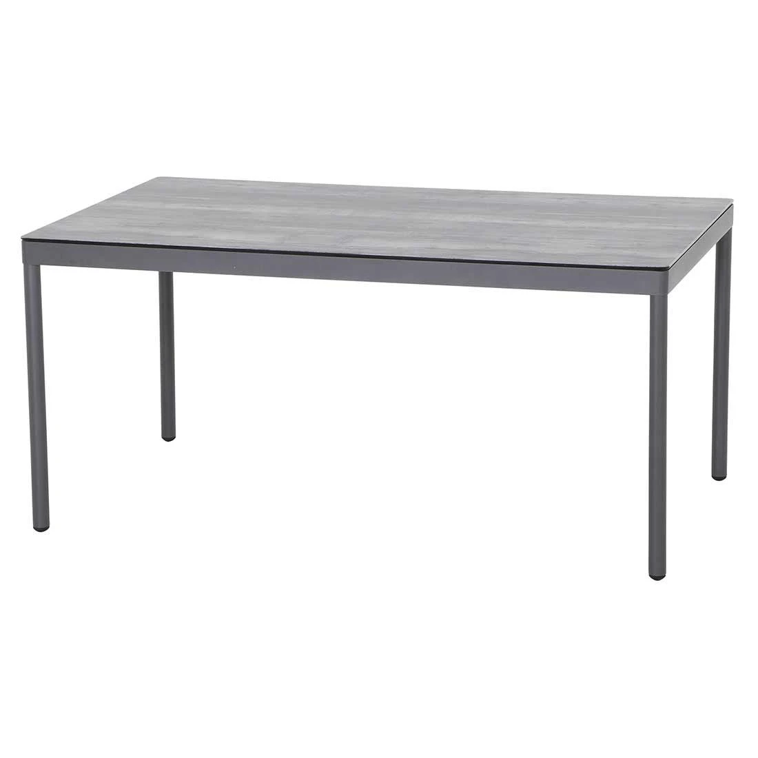 Siena Garden Carim Gartentisch 140x80cm Aluminium/Glas Graphit/Woodlook 3 Siena Garden Carim Gartentisch 140x80cm Aluminium/Glas Graphit/Woodlook