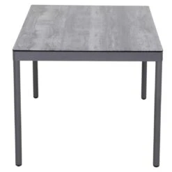 Siena Garden Carim Gartentisch 140x80cm Aluminium/Glas Graphit/Woodlook 12 Siena Garden Carim Gartentisch 140x80cm Aluminium/Glas Graphit/Woodlook -Gartenmöbel Geschäft 1246622 3