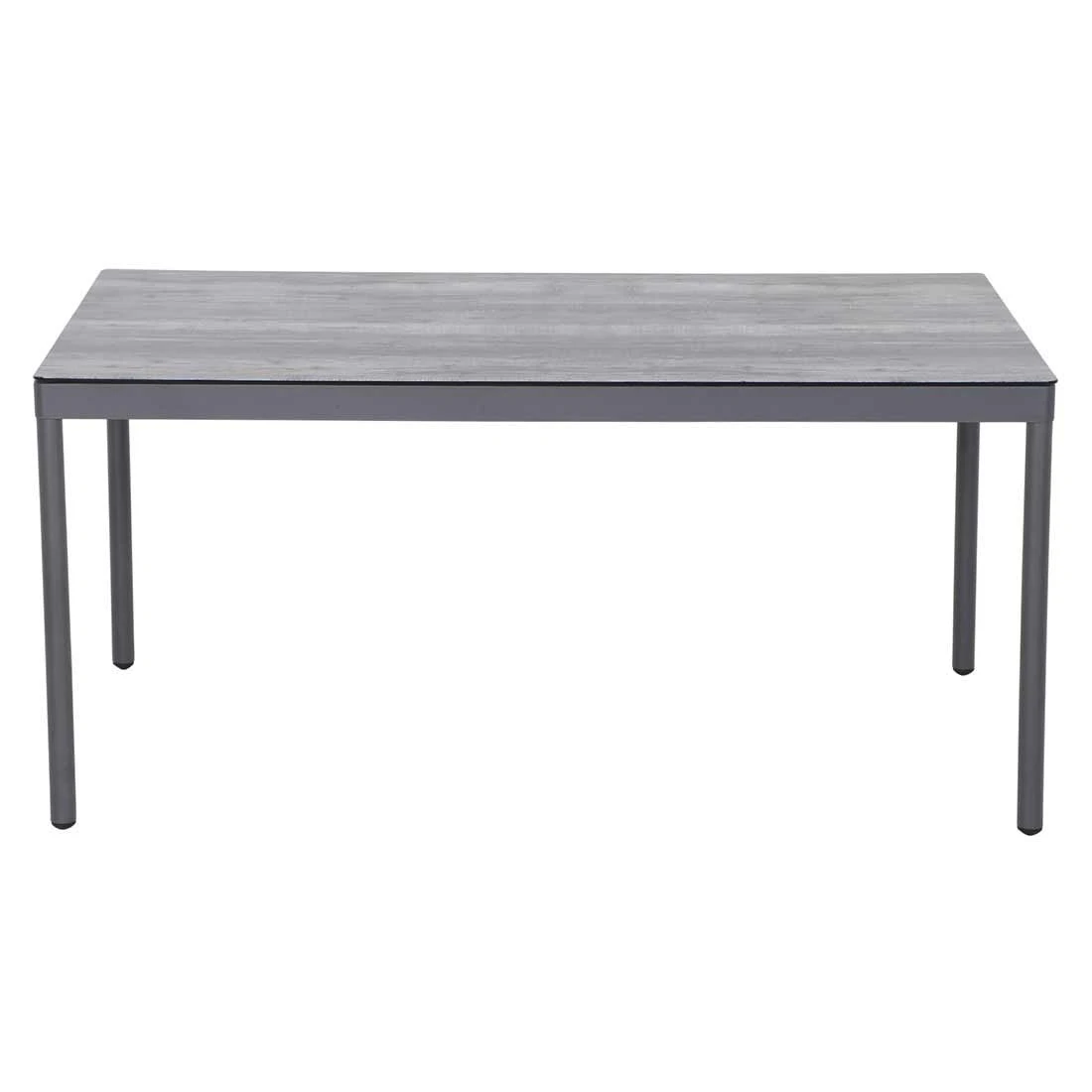 Siena Garden Carim Gartentisch 140x80cm Aluminium/Glas Graphit/Woodlook 6 Siena Garden Carim Gartentisch 140x80cm Aluminium/Glas Graphit/Woodlook – Bild 4