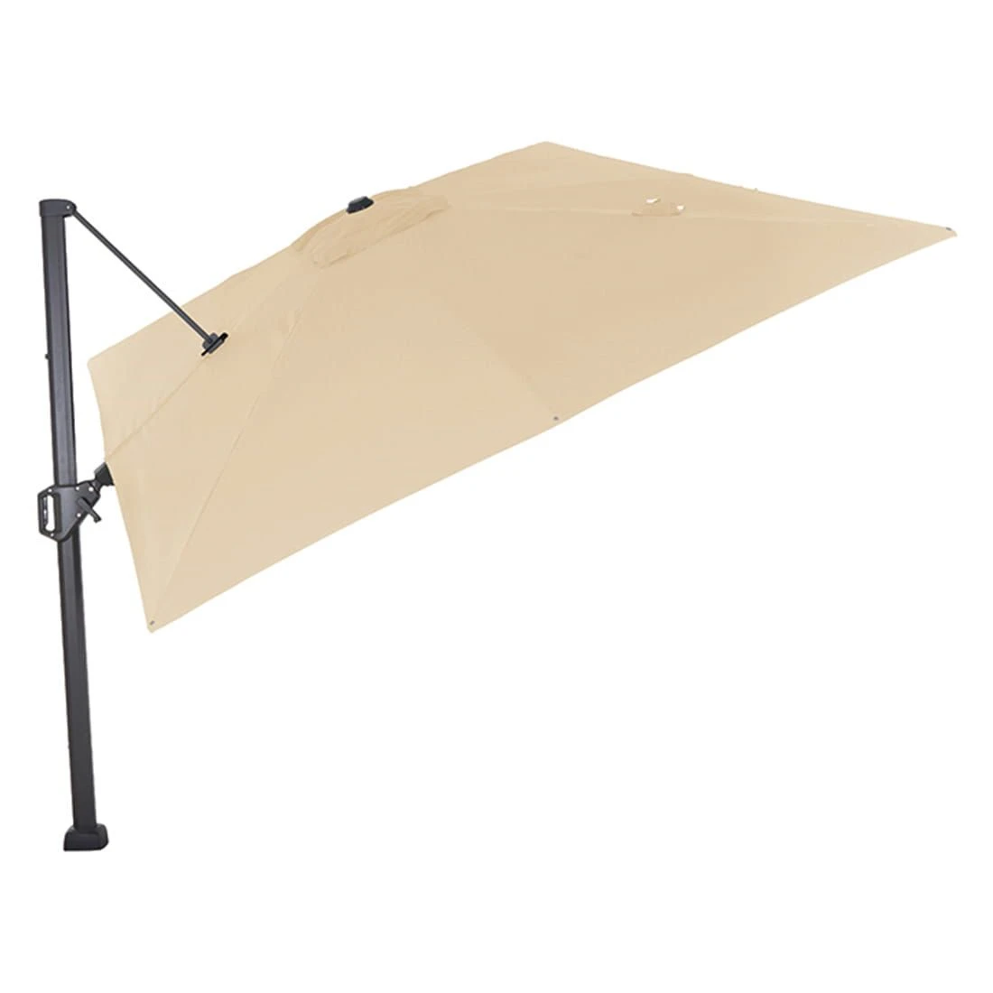 Siena Garden Sunset N+ Ampelschirm 350x260 Cm Anthrazit/Ecru 7 Siena Garden Sunset N+ Ampelschirm 350x260 Cm Anthrazit/Ecru – Bild 5