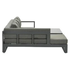 Garden Impressions Esmee Ecklounge 3-tlg. Aluminium/Polster Carbon Black/Mystic Grey -Gartenmöbel Geschäft 1247469 6