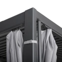 MWH Curtano Gartenpergola 540x300cm Aluminium/Olefin Matt Grau/Hellgrau -Gartenmöbel Geschäft 1248547 3