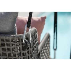 Stern Greta Schaukel Aluminium/Rope Inklusive Kissen Anthrazit/Platin/Seidengrau -Gartenmöbel Geschäft 1258722 6