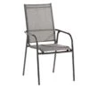 Sieger Sirio Stapelsessel Aluminium/Textilene Hellgrau -Gartenmöbel Geschäft 1262055 1