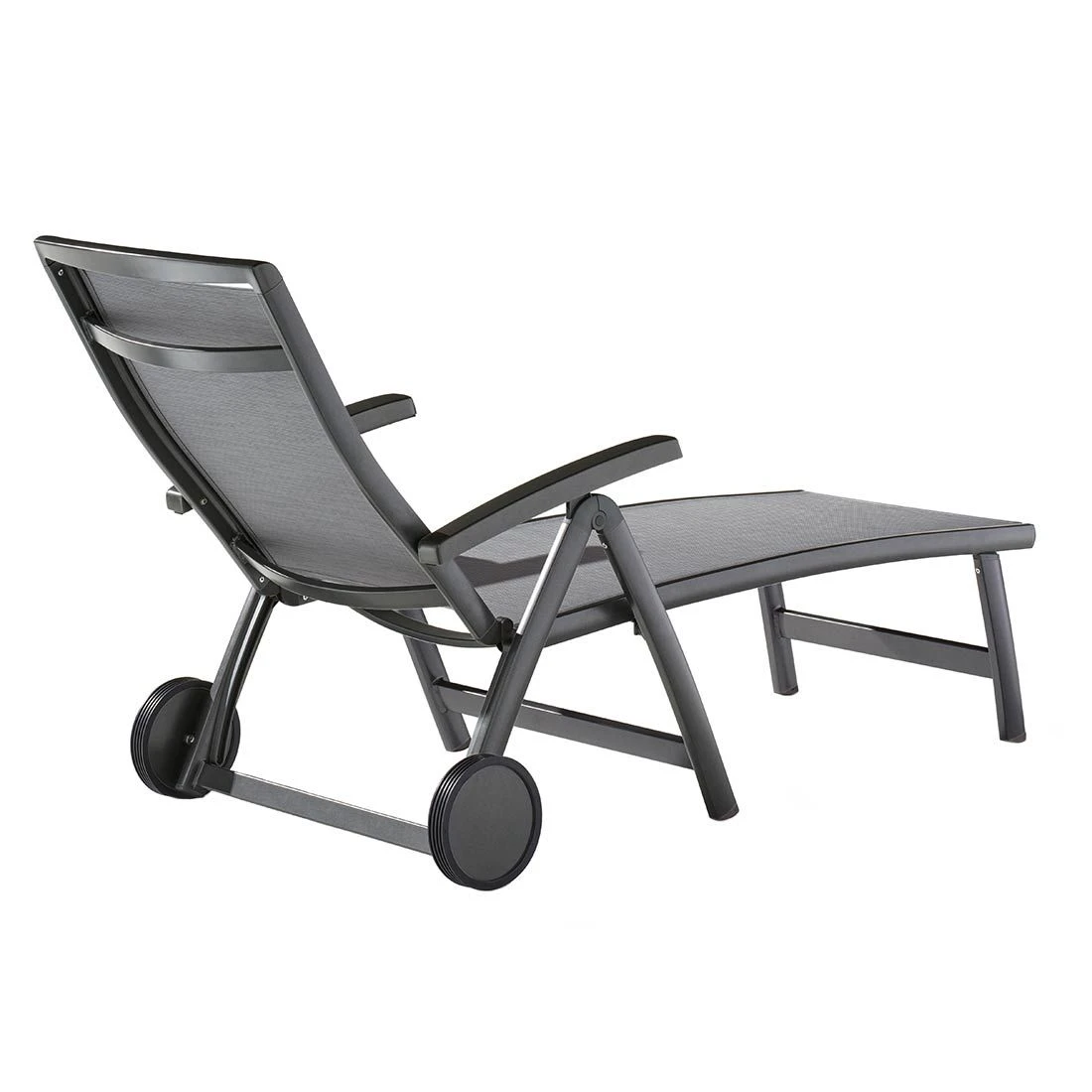 Sieger Royal Gartenliege Aluminium/Textilene Eisengrau/Hellgrau 4 Sieger Royal Gartenliege Aluminium/Textilene Eisengrau/Hellgrau – Bild 2