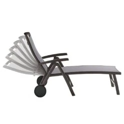 Sieger Royal Gartenliege Aluminium/Textilene Eisengrau/Hellgrau 8 Sieger Royal Gartenliege Aluminium/Textilene Eisengrau/Hellgrau -Gartenmöbel Geschäft 1262077 3