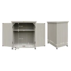 Habau Laura Gartenschrank Ca. 76x41x90 Cm -Gartenmöbel Geschäft 1294043 5