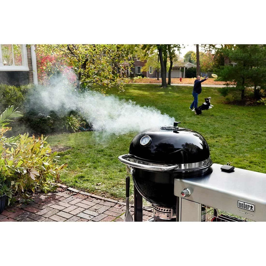 Weber Summit Kamado S6 Kugelgrill Schwarz 4 Weber Summit Kamado S6 Kugelgrill Schwarz – Bild 2