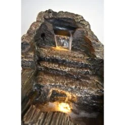 Heissner Baumstamm LED Gartenbrunnen Polyresin -Gartenmöbel Geschäft 1302546 4