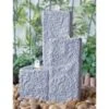 Heissner Neptun LED Eingrabbrunnen Set Polystone Grau -Gartenmöbel Geschäft 1302656 1